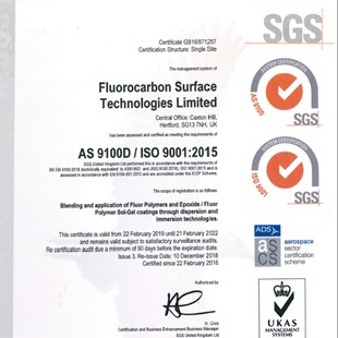 FST AS9100D / ISO9001:2015