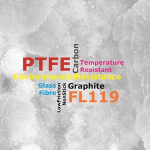 FL119 - Glass Fibre, Carbon and Graphite Filled PTFE